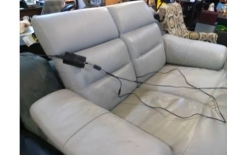 CANAPE ELECTRIQUE GRIS + 1 FAUTEUIL ELECTRIQUE