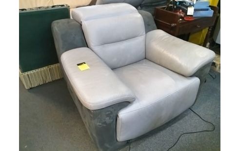 CANAPE ELECTRIQUE GRIS + 1 FAUTEUIL ELECTRIQUE