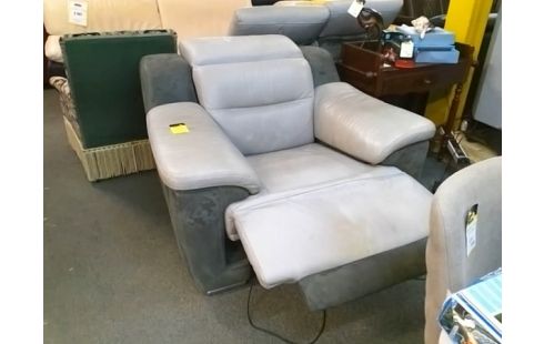 CANAPE ELECTRIQUE GRIS + 1 FAUTEUIL ELECTRIQUE