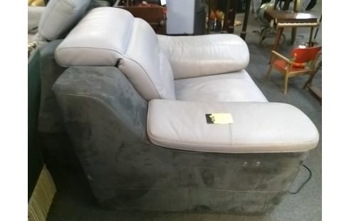 CANAPE ELECTRIQUE GRIS + 1 FAUTEUIL ELECTRIQUE