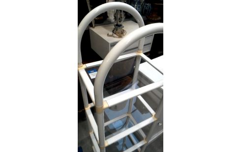 ETAGERE BLANCHE PVC GLACE