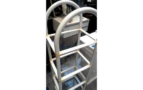 ETAGERE BLANCHE PVC GLACE