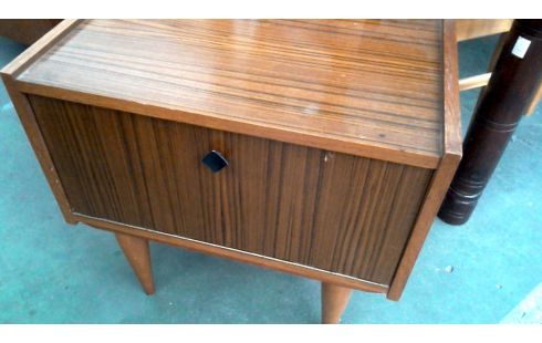 CHEVET A ABATTANTS VINTAGE