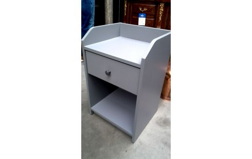 MEUBLE D'APPOINT IKEA GRIS 1 TIROIR