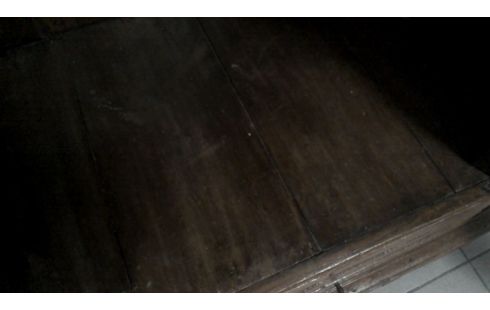 PENDERIE ANTIQUE CHENE MASSIF 2 PORTES / 2 TIROIRS