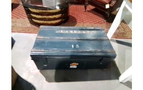 MALLE COFFRE BLEU 87X47