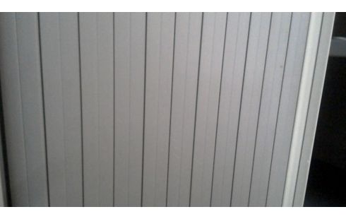 ARMOIRE DE BUREAU BEIGE 2 PORTES COULISSANT