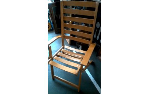 CHAISE DE JARDIN, , BOIS PLIANT