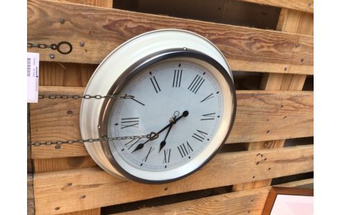 HORLOGE MODERNE BEIGE