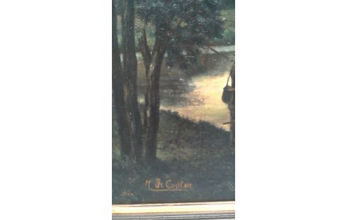 SCHILDERIJ VISSERS DE  COSTER