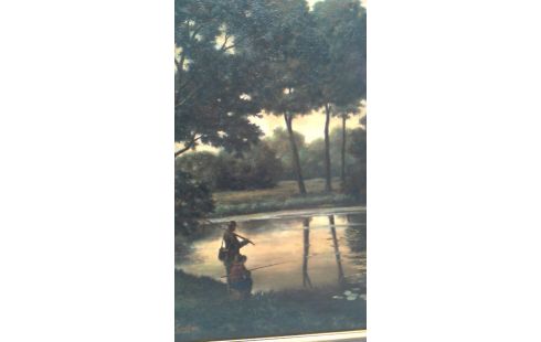 SCHILDERIJ VISSERS DE  COSTER