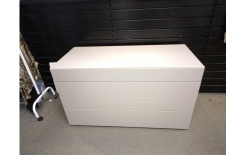 COMMODE GRISE 4 TIROIRS