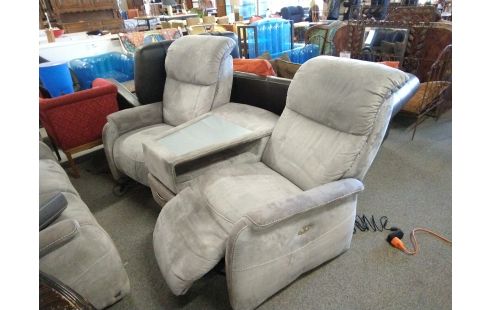 CANAPE RELAX ELECTRIQUE ALCANTARA