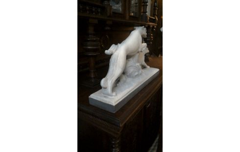 ART DECO BEELD CH LEMANCEAU/WINDHNDN