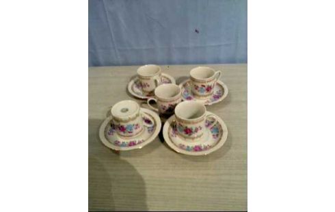 MOCCASET 9-TLG. CHINESISCH FLORAL