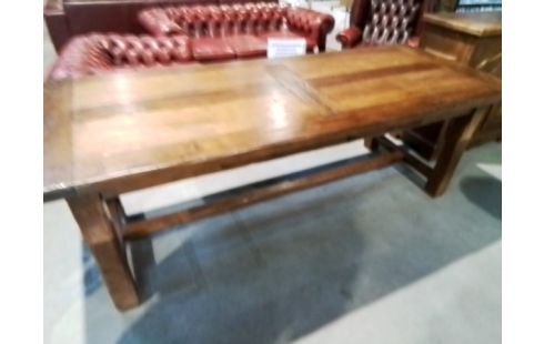 TABLE RECTANGULAIRE CHENE MASSIF +2ALL