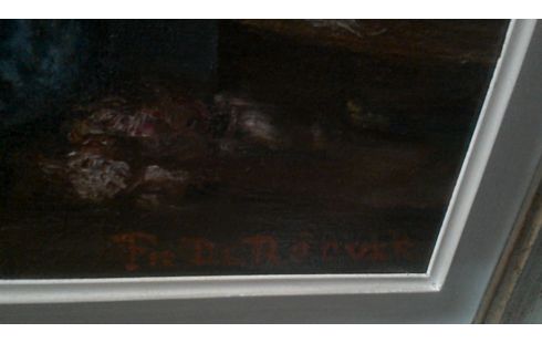 SCHILDERIJ STILLEVEN BLOEMEN GESIGNEERD DE ROOVER