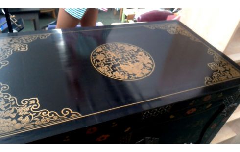 ARMARIO. CHINO NEGRO 4 PUERTAS