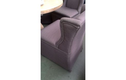 SESSEL 1 BRAUN STOFF DAS STÜCK