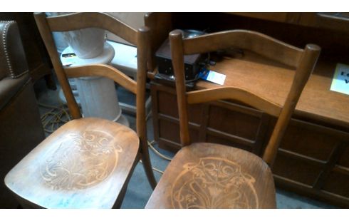 2 CHAISES ART NOUVEAU