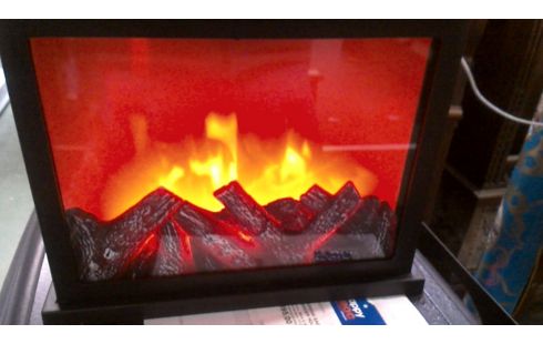 CHIMENEA ELÉCTRICA NEGRO LA UNIDAD