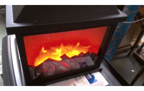 CHIMENEA ELÉCTRICA NEGRO LA UNIDAD