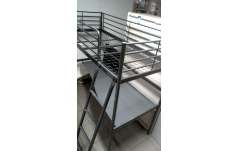 CAMA DOSEL IKEA MET, , ESCRITORIO GRIS METAL