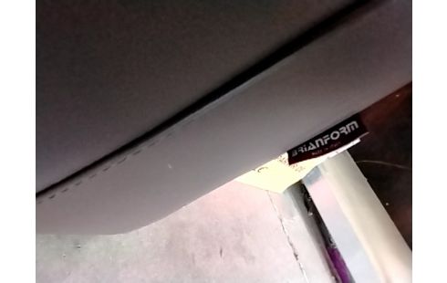 CANAPE 3 PLACES CUIR CHOCOLAT