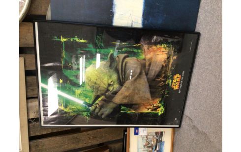 AFFICHE STAR WARS YODA