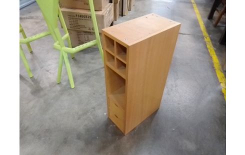 CAISSON BOIS BUREAU 2 TIROIRS