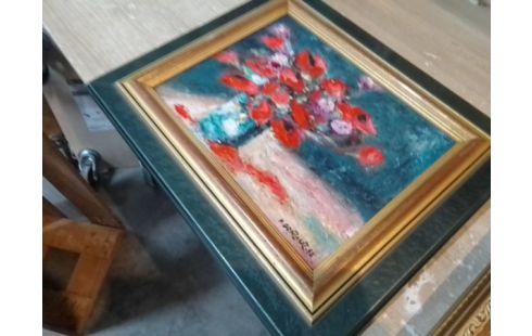 TABLEAU PEINTURE MM SIGNÉ GONZALEZ
