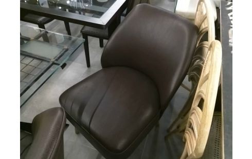 FAUTEUIL SKAI MARRON COIN