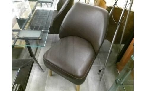 FAUTEUIL SKAI MARRON COIN