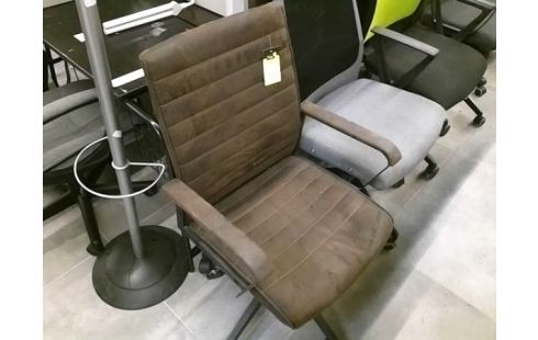 FAUTEUIL DE BUREAU KARE DESIGN SIMILICUIR MARRON