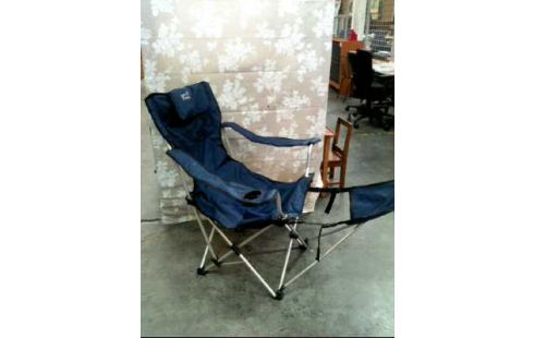 CAMPINGSTUHL <NATURE TRAIL> FUSSABL. BLAU