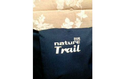 CAMPINGSTUHL <NATURE TRAIL> FUSSABL. BLAU