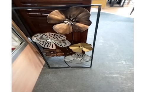 CADRE FLEURS METAL