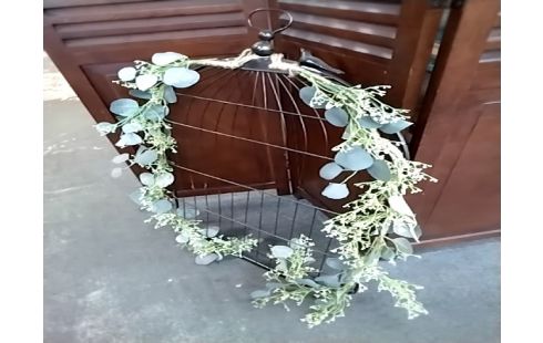 CADRE CAGE OISEAUX MÉTAL