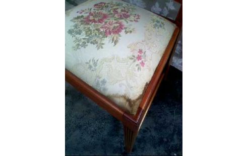 STUHL HOLZ KIRSCHB. POLST. FLOR. KL. FLECK