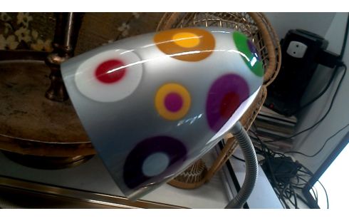 BUREAULAMP GLOBE  SILVER TROTTER