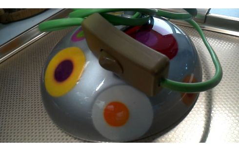 BUREAULAMP GLOBE  SILVER TROTTER