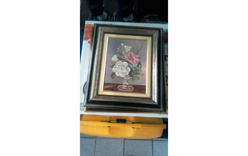 HUILE SUR TOILE  BOUQUET
