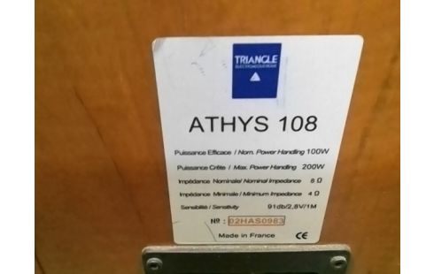 ENCEINTES COLONNE ATHYS 108 LA PAIRE (AVEC NOTICE)