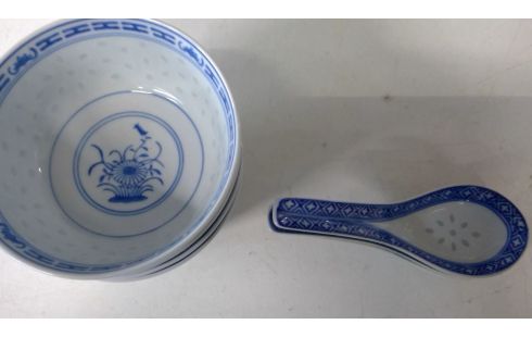 RIJSTKOMMETJES MET  LEPEL X 4 OOSTERS