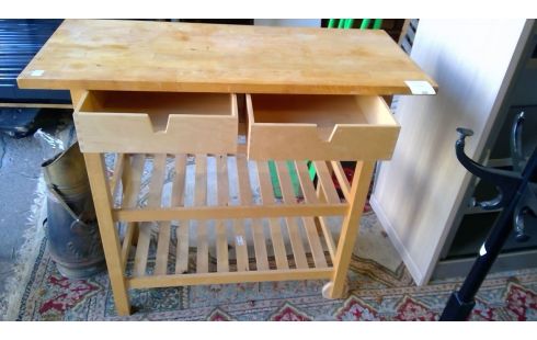 DESSERTE DE CUISINE EN BOIS