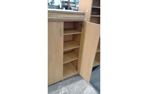 MEUBLE 2 PORTES TEINTRE HETRE