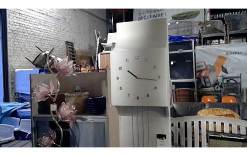 HORLOGE DE PARQUET EFFET BETON