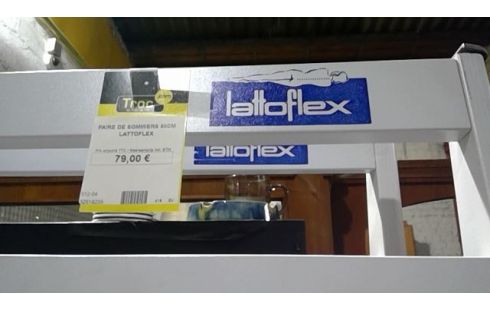 PAIRE DE SOMMIERS 90CM LATTOFLEX