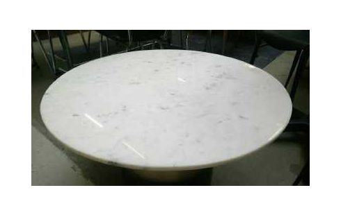 MESA DE SALÓN REDONDO MÁRMOL