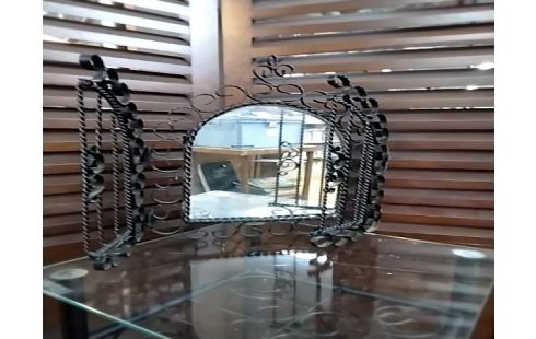 MIROIR FER FORGE
